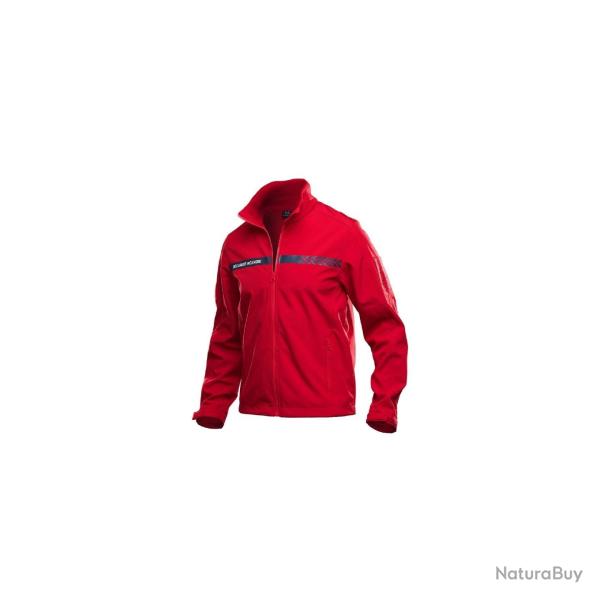 Veste softshell de s�curit� incendie GK Safetek 290 g/m� - Rouge / S