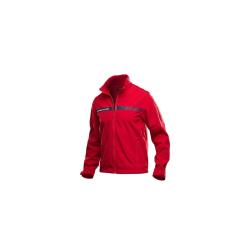 Veste softshell de s&eacute;curit&eacute; incendie GK Safetek 290 g/m&sup2; - Rouge / 4XL