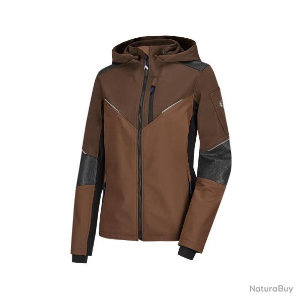 Veste softshell femme Haix Flextreme doublure filet - Marron / Bois / 3XL