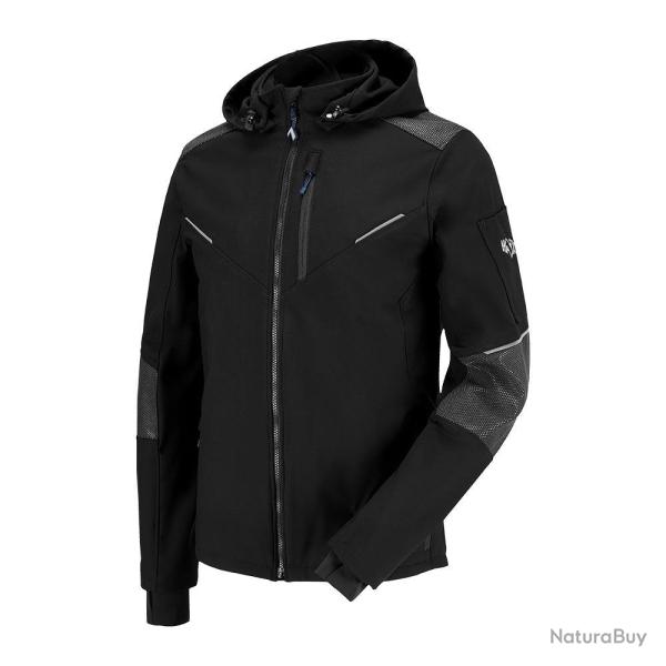 Veste softshell Haix Flextreme rev�tement c�ramique coudes - Noir / L