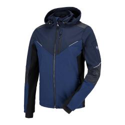Veste softshell Haix Flextreme rev&ecirc;tement c&eacute;ramique coudes - Bleu marine / Bleu / S