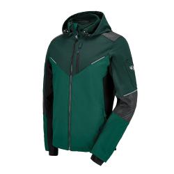 Veste softshell Haix Flextreme rev&ecirc;tement c&eacute;ramique coudes - Vert / Vert olive / L