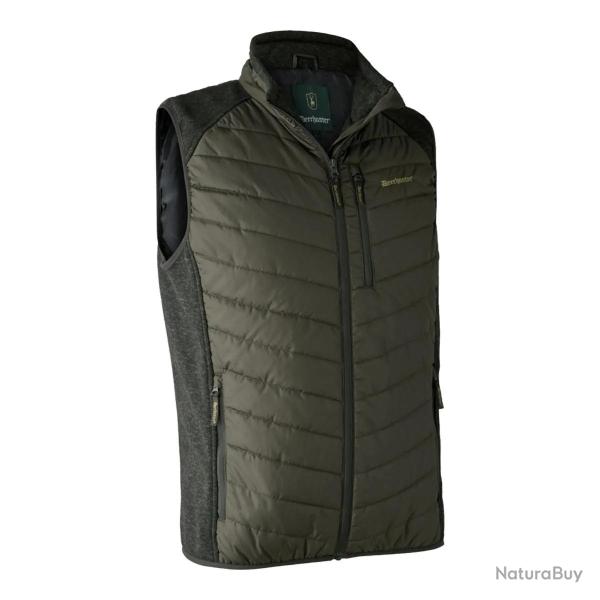 Gilet matelass�-tricot Deerhunter Moor vert 5XL