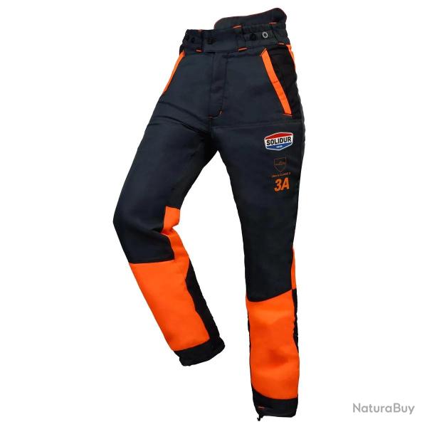 Pantalon de Protection Scie � Cha�ne Authentic Classe 3 Type A Orange - 28 m/s M