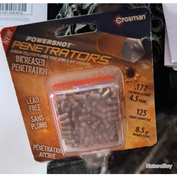 boite de 125 Crosman Penetrators cal. 4,5