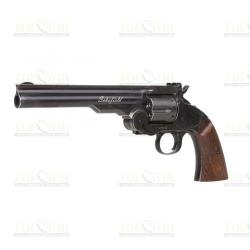 Pack Revolver &agrave; plombs 6" ASG Schofield noir vieilli 4.5 mm