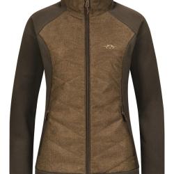 Veste polaire femme Kora (Couleur: Marron fonc&eacute;, Taille: 38)
