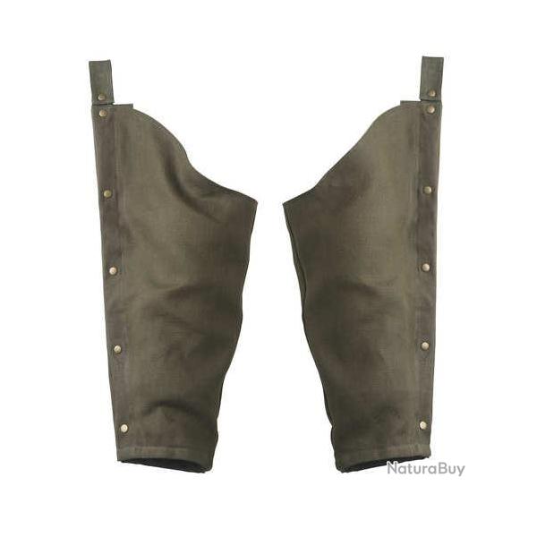 Chaps de chasse en lin avec membrane imperm�able - La Garenne - Vert