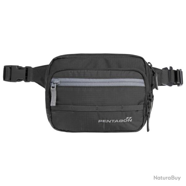 Banane de portage discr�te Pentagon Protean 100 % polyester - Noir