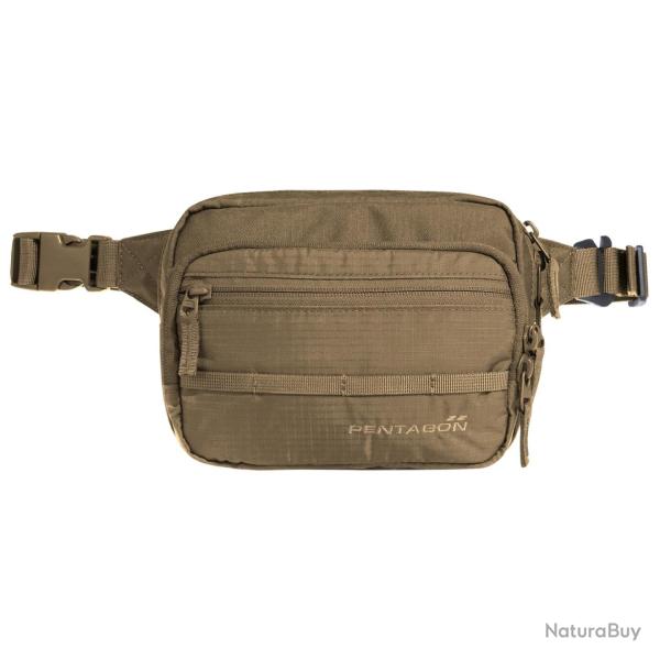 Banane de portage discr�te Pentagon Protean 100 % polyester - Coyote