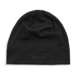 Bonnet Brynje Classic laine m&eacute;rinos 190 g/m&sup2; extra-fine - Noir / Taille unique