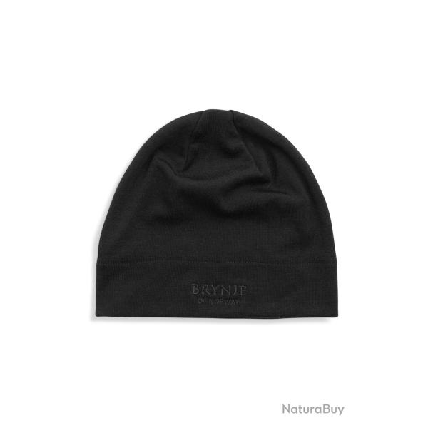 Bonnet Brynje Classic laine m�rinos 190 g/m� extra-fine - Noir / Taille unique