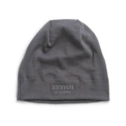 Bonnet Brynje Classic laine m&eacute;rinos 190 g/m&sup2; extra-fine - Gris / Taille unique