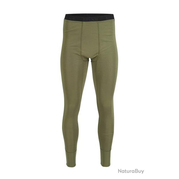 Cale�on long Brynje Arctic laine m�rinos 220 g/m� - Vert olive / L