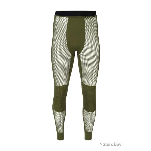 Cale�on long r�sille Brynje Wool Thermo laine m�rinos 125 g/m� - Vert olive / S