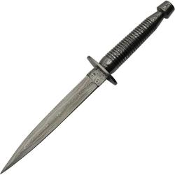 Couteau &agrave; lame fixe Damascus Commando acier Damas lame dague - Autre