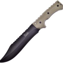 Couteau &agrave; lame fixe Frost Cutlery Guardsman Bowie lame bowie - Beige