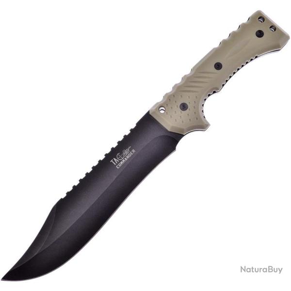 Couteau � lame fixe Frost Cutlery Guardsman Bowie lame bowie - Beige