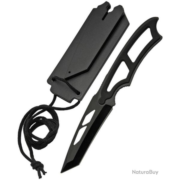 Couteau � lame fixe Rite Edge 211430 lame tanto 76 mm - Noir