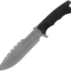 Couteau de survie Schrade Extreme Survival acier AUS-10A - Noir