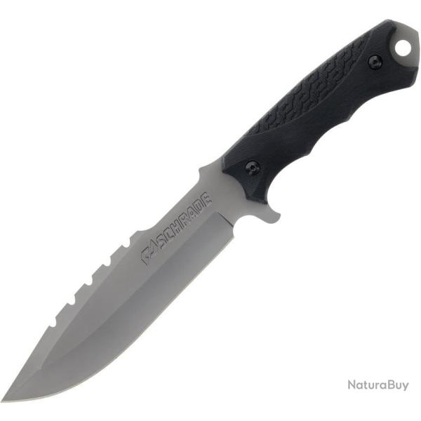 Couteau de survie Schrade Extreme Survival acier AUS-10A - Noir