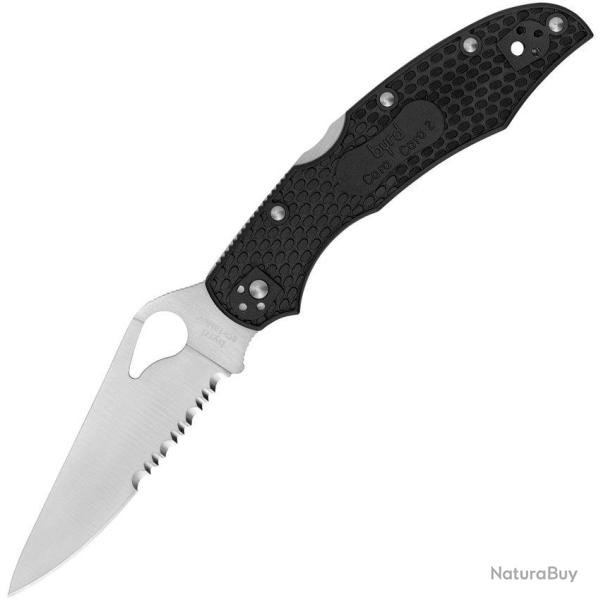 Couteau pliant Byrd Harrier 2 acier 8Cr13MoV lame 86 mm - Noir
