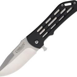 Couteau pliant Camillus Dominator II acier 3Cr13 lame drop - Noir
