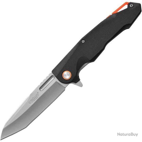 Couteau pliant Camillus Regent acier 420 lame 95 mm - Noir