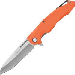 Couteau pliant Camillus Regent acier 420 lame tanto 95 mm - Orange