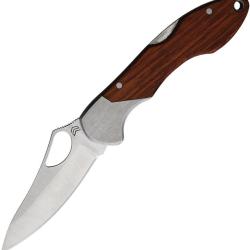 Couteau pliant CIMO Gecko 7 lame 70 mm manche bois - Marron