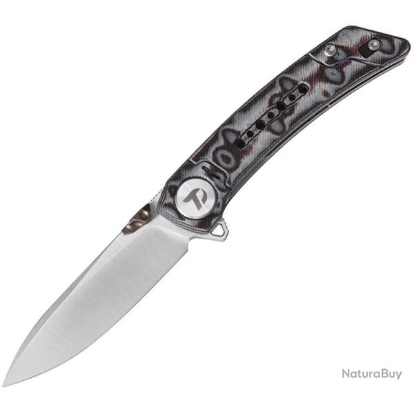 Couteau pliant Dreamtech D3610 acier 14C28N lame drop point - Gris