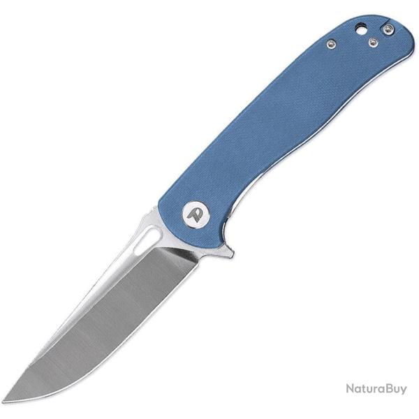 Couteau pliant Dreamtech D3896 acier D2 lame drop point 83 mm - Bleu