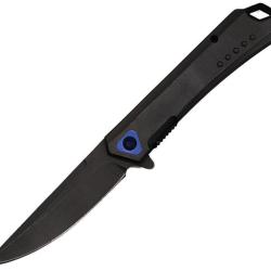 Couteau pliant ElitEdge 10-A83S acier 3Cr13 lame 95 mm - Noir