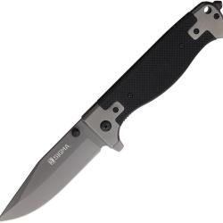 Couteau pliant Falcon Sigma KSB468 manche G10 &agrave; ouverture - Noir