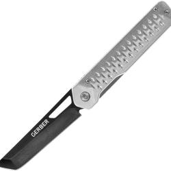 Couteau pliant Gerber Ayako acier 7Cr17MoV lame tanto 89 mm - Argent