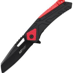 Couteau pliant MTech A2001 acier 3Cr13 lame sheepsfoot 83 mm - Rouge