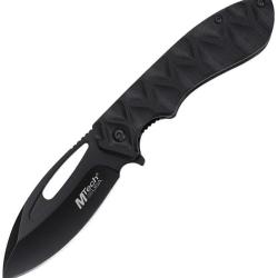 Couteau pliant MTech A2028 acier 3Cr13 lame 86 mm manche G10 - Noir