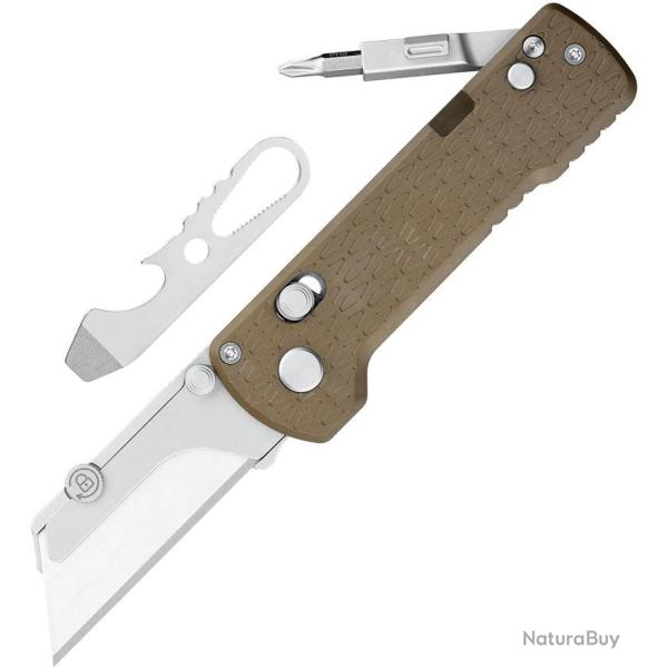 Couteau pliant Oknife Otacle U1 Pro acier SK5 manche PEEK - Autre
