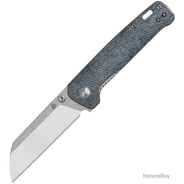 Couteau pliant QSP Knife Penguin V2 acier D2 lame sheepsfoot - Bleu