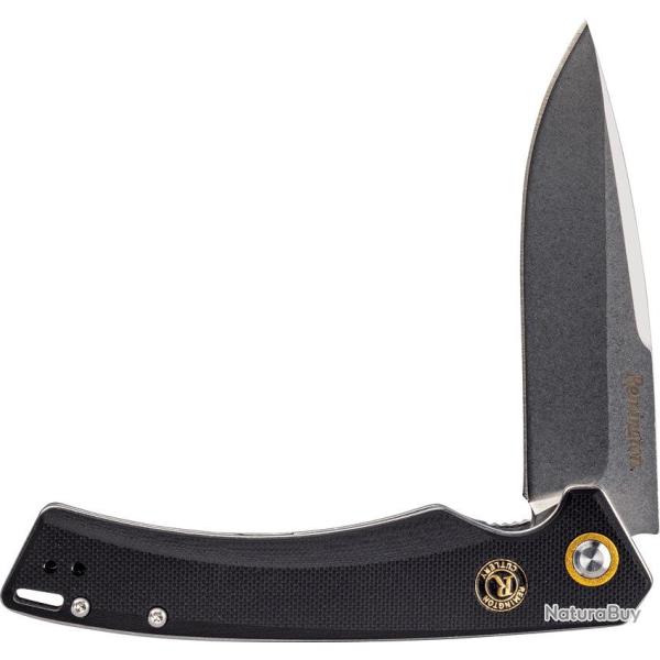 Couteau pliant Remington R15734 EDC lame drop point 95 mm - Noir