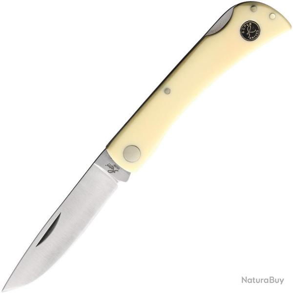 Couteau pliant Roper Knives Pecos Tumble Weed lame 64 mm - Jaune