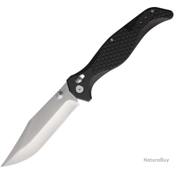 Couteau pliant S-TEC TS112 lame clip point 127 mm manche nylon - Noir