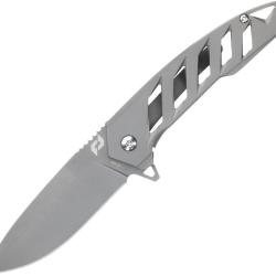 Couteau pliant Schrade Ventricle acier AUS-10A lame 76 mm - Gris