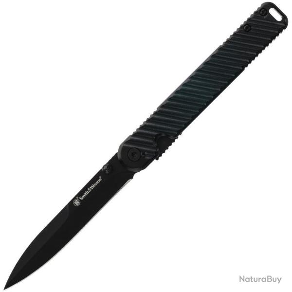 Couteau pliant Smith & Wesson Executive lame spear point 89 mm - Noir