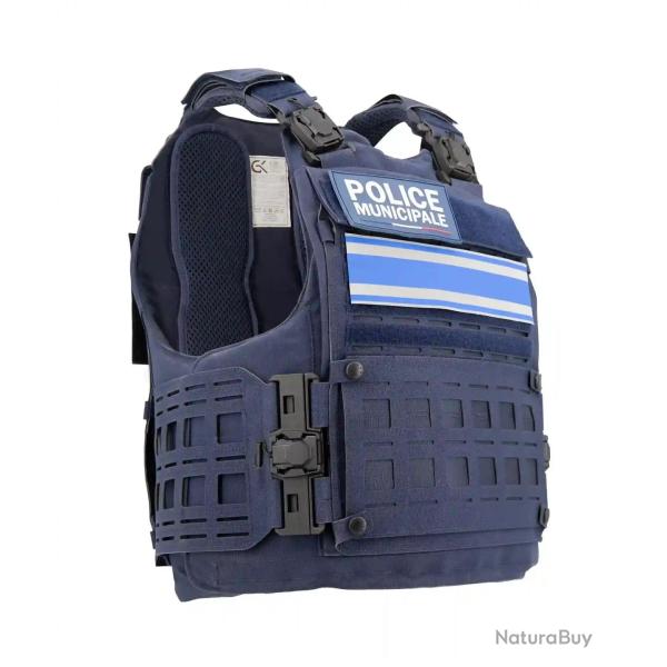 Housse tactique 4 en 1 GK Pro pour packs balistiques - Bleu Marine / T1