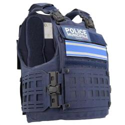 Housse tactique 4 en 1 GK Pro pour packs balistiques - Bleu Marine / T2