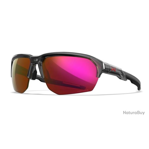 Lunettes balistiques Wiley X WX JAKL MIL-PRF-32432A verres Captivate - Gris translucide / Captivate 