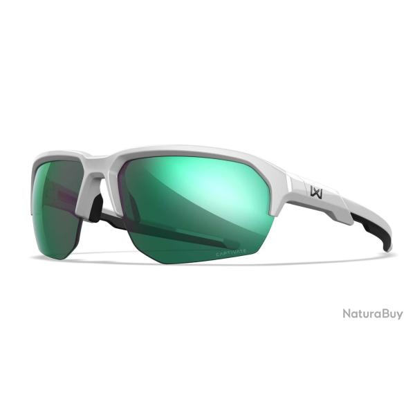 Lunettes balistiques Wiley X WX JAKL MIL-PRF-32432A verres polaris�s - Blanc / Captivate Polarized G