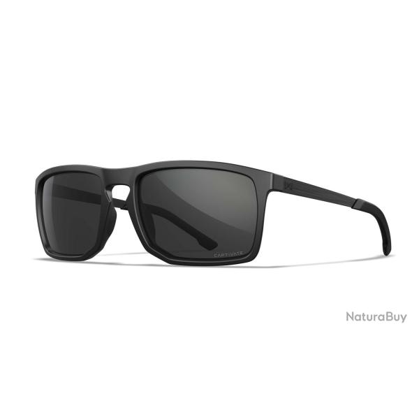 Lunettes de protection Wiley X WX Axe ANSI Z87.1 verres polaris�s Captivate noir - Noir mat / Captiv