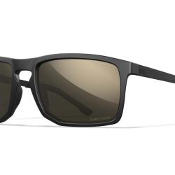 Lunettes de protection Wiley X WX Axe ANSI Z87.1 verres polaris&eacute;s Captivate noir - Noir mat / Captiv